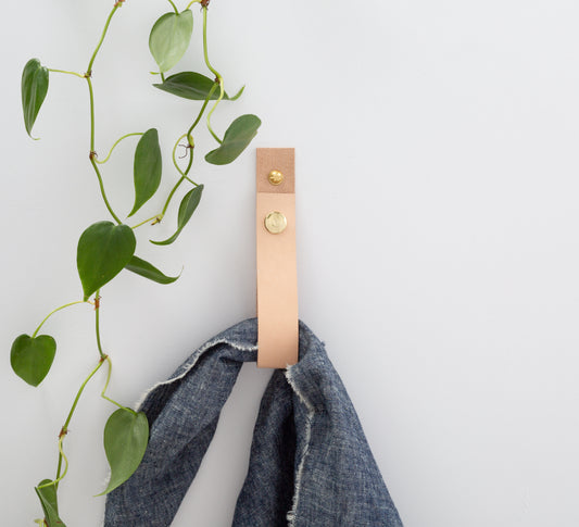 Medium Leather Snap Strap