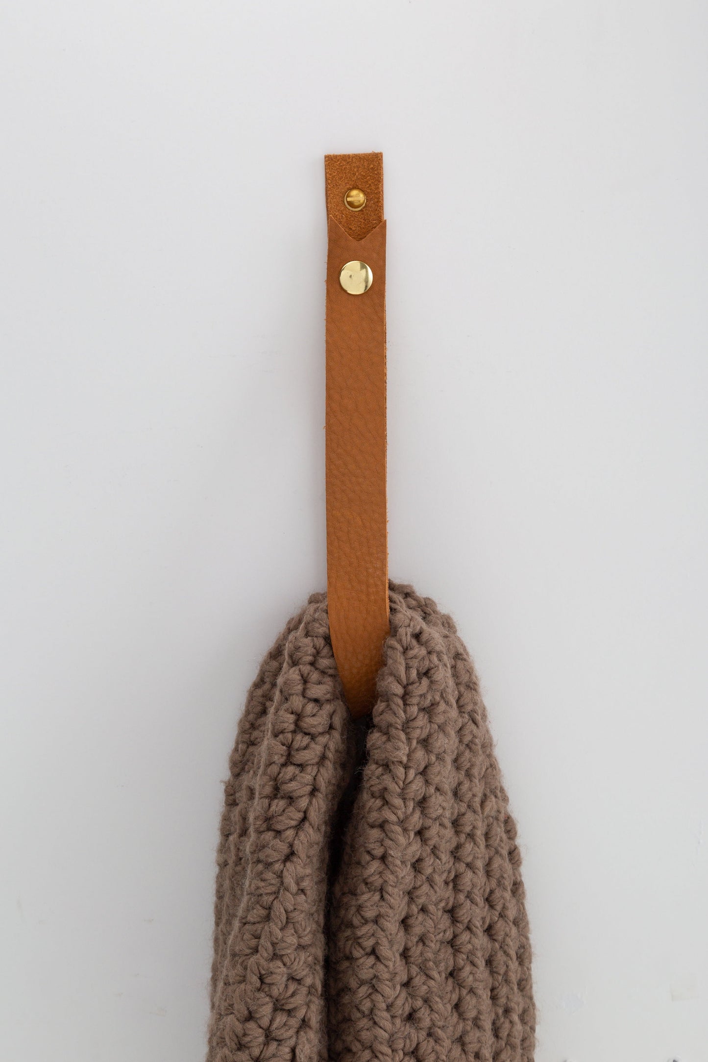 Large Leather Snap Strap