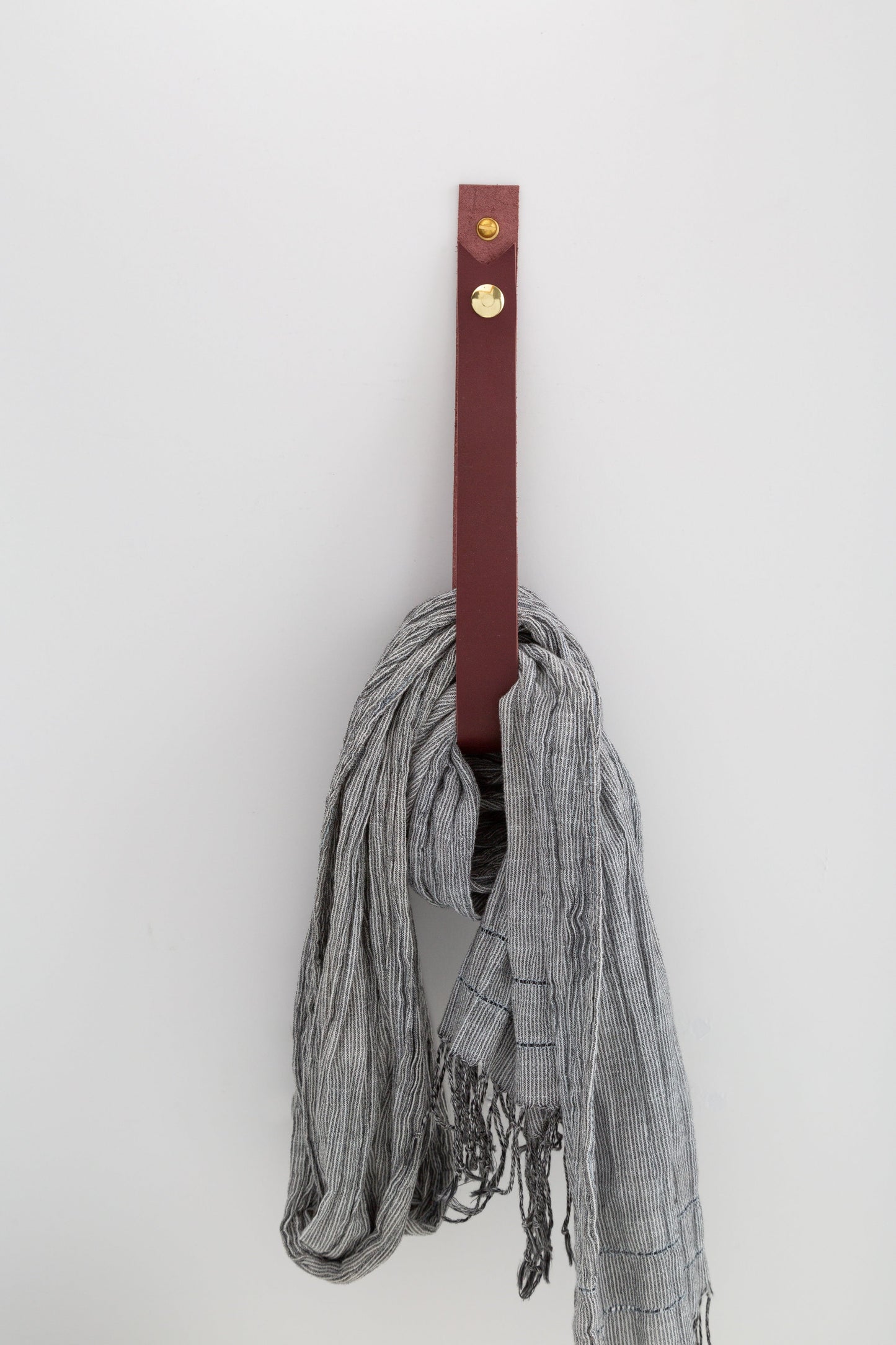 Large Leather Snap Strap
