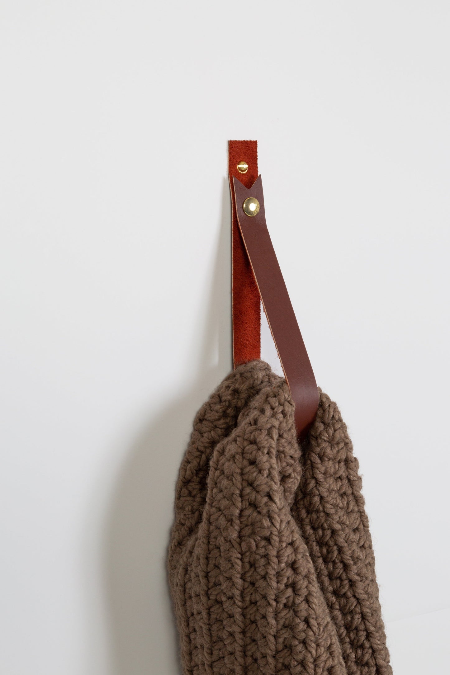 Large Leather Snap Strap