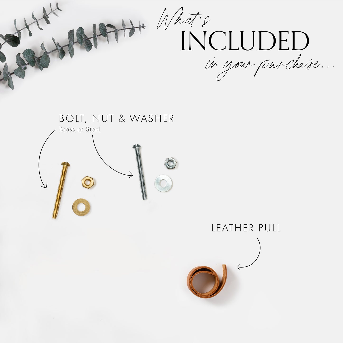 Medium Leather Pull