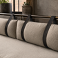Custom Leather Cushion Railing Straps [Wide]