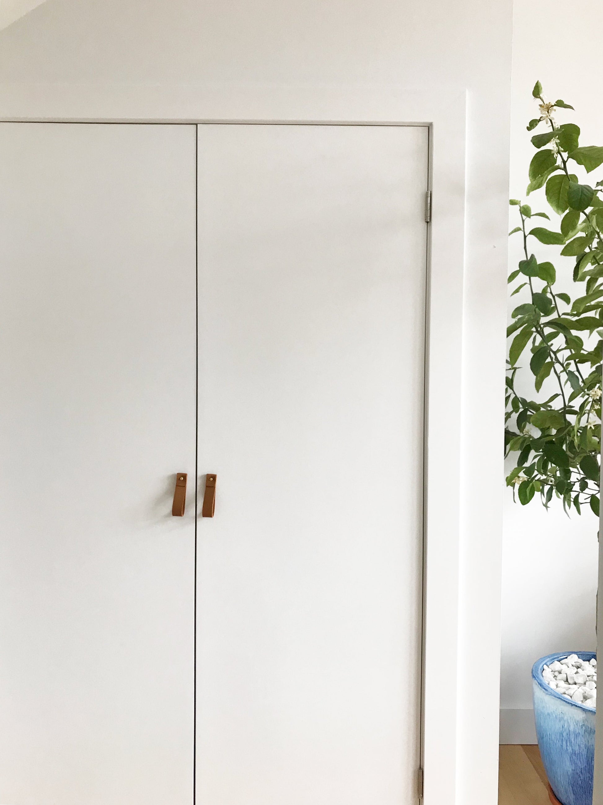 Leather Closet Door Pulls  Modern Home Decor Accents & Storage