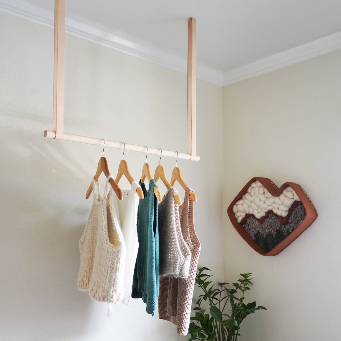 Suspended Garment Rack