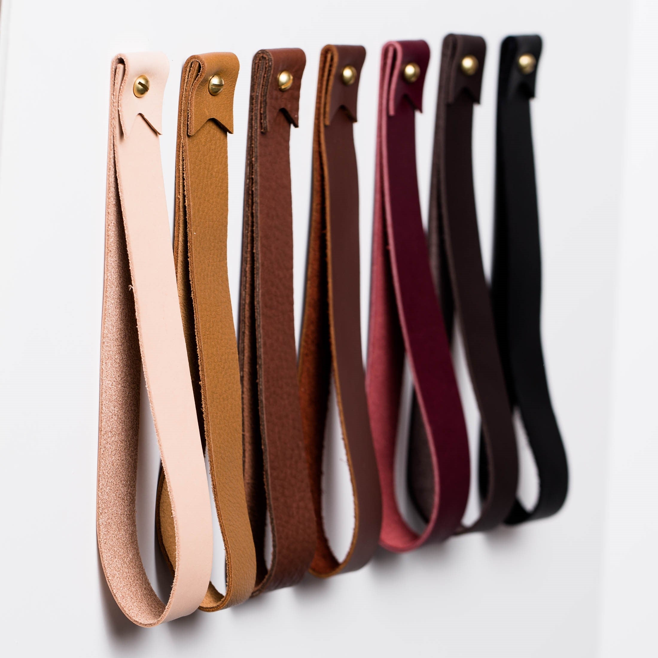 Large Leather Wall Strap | Modern Home Decor Accents & Storage