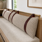Custom Leather Cushion Railing Straps [Wide]