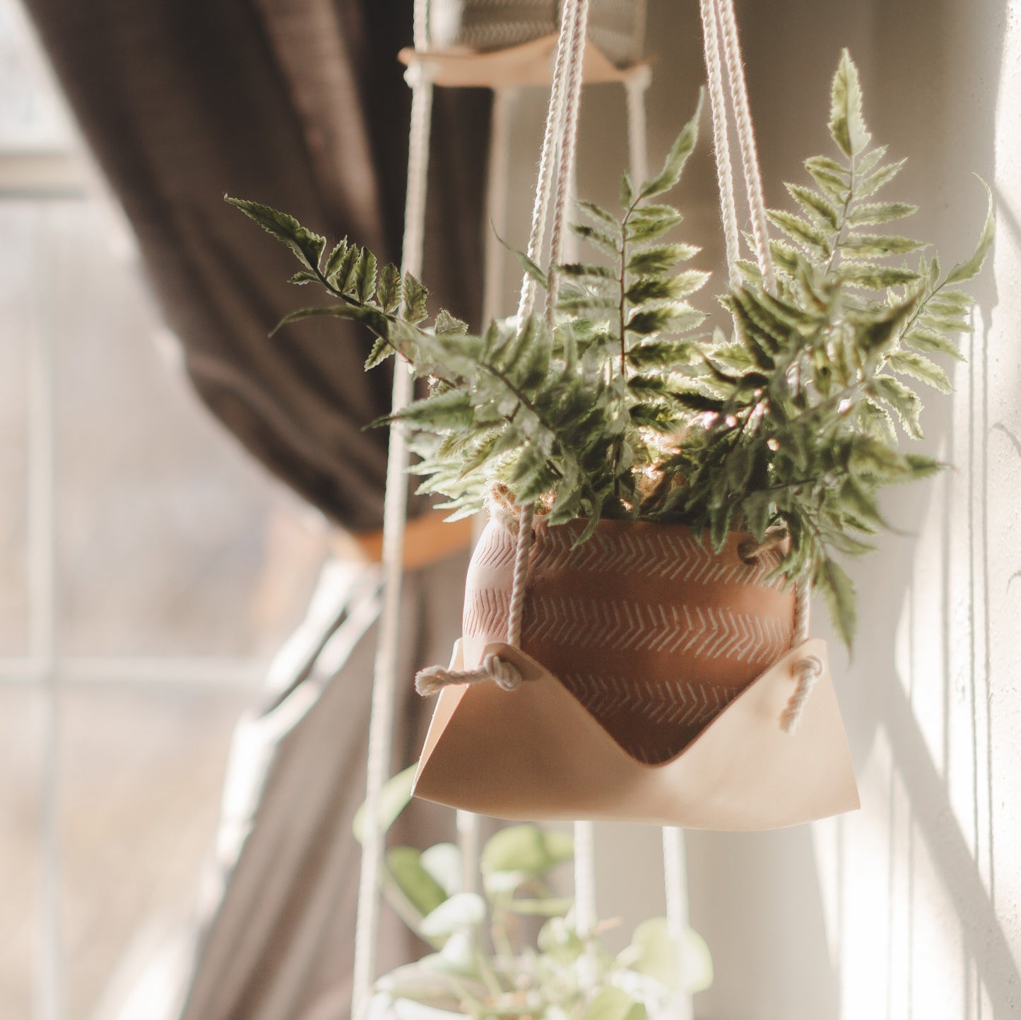 Leather Plant Hammock