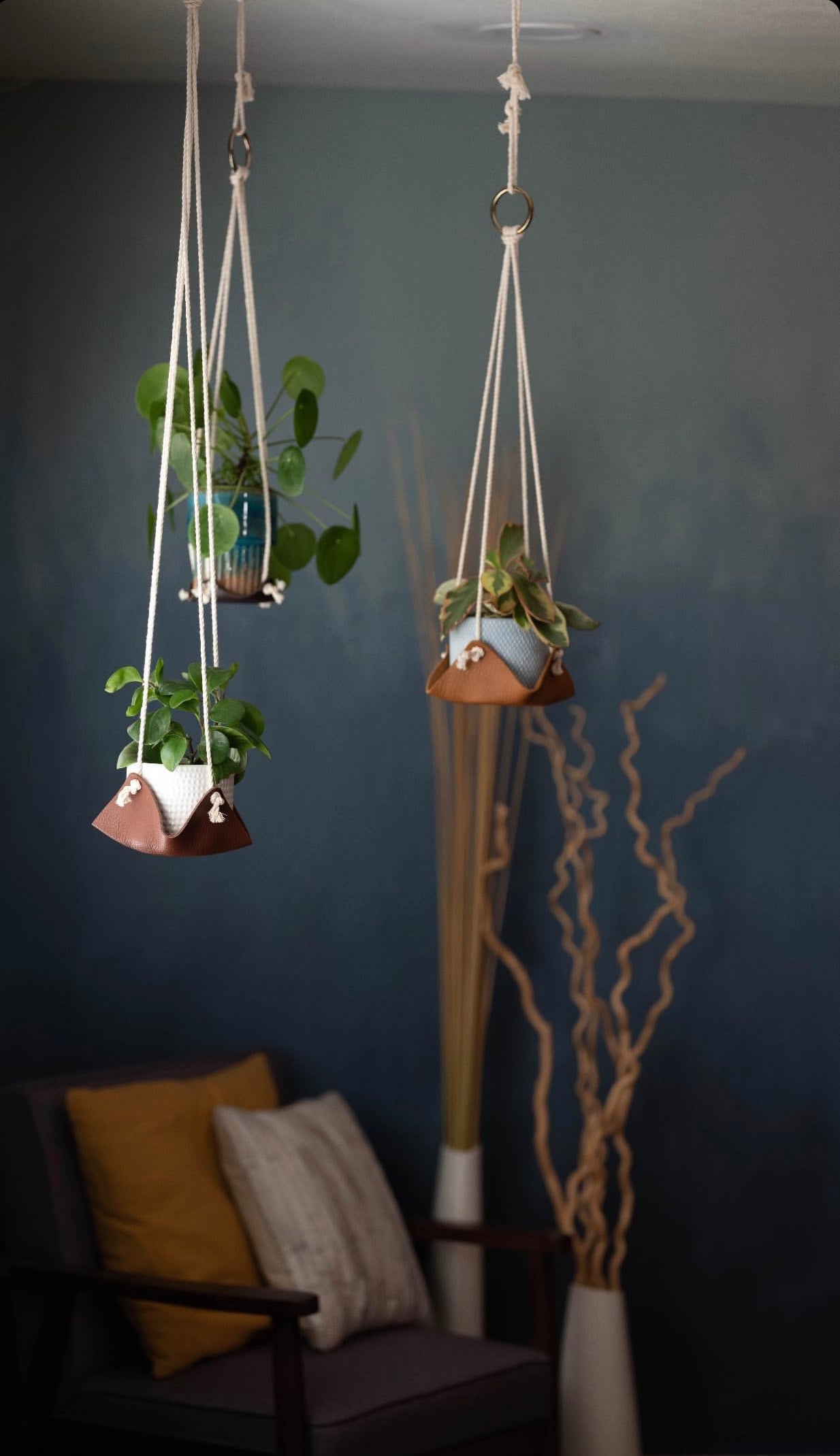 Leather Plant Hammock