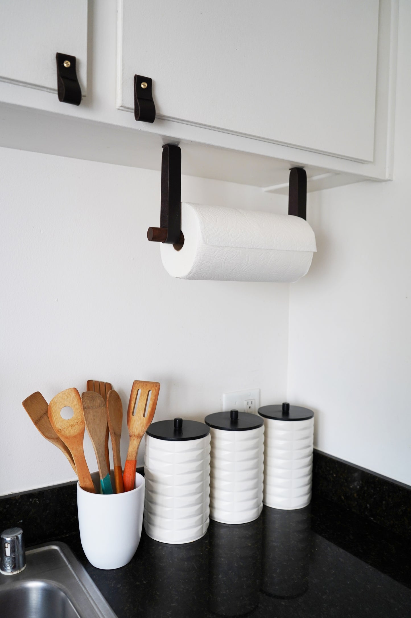  Upgraded Calegency Paper Towel Holder Under Cabinet