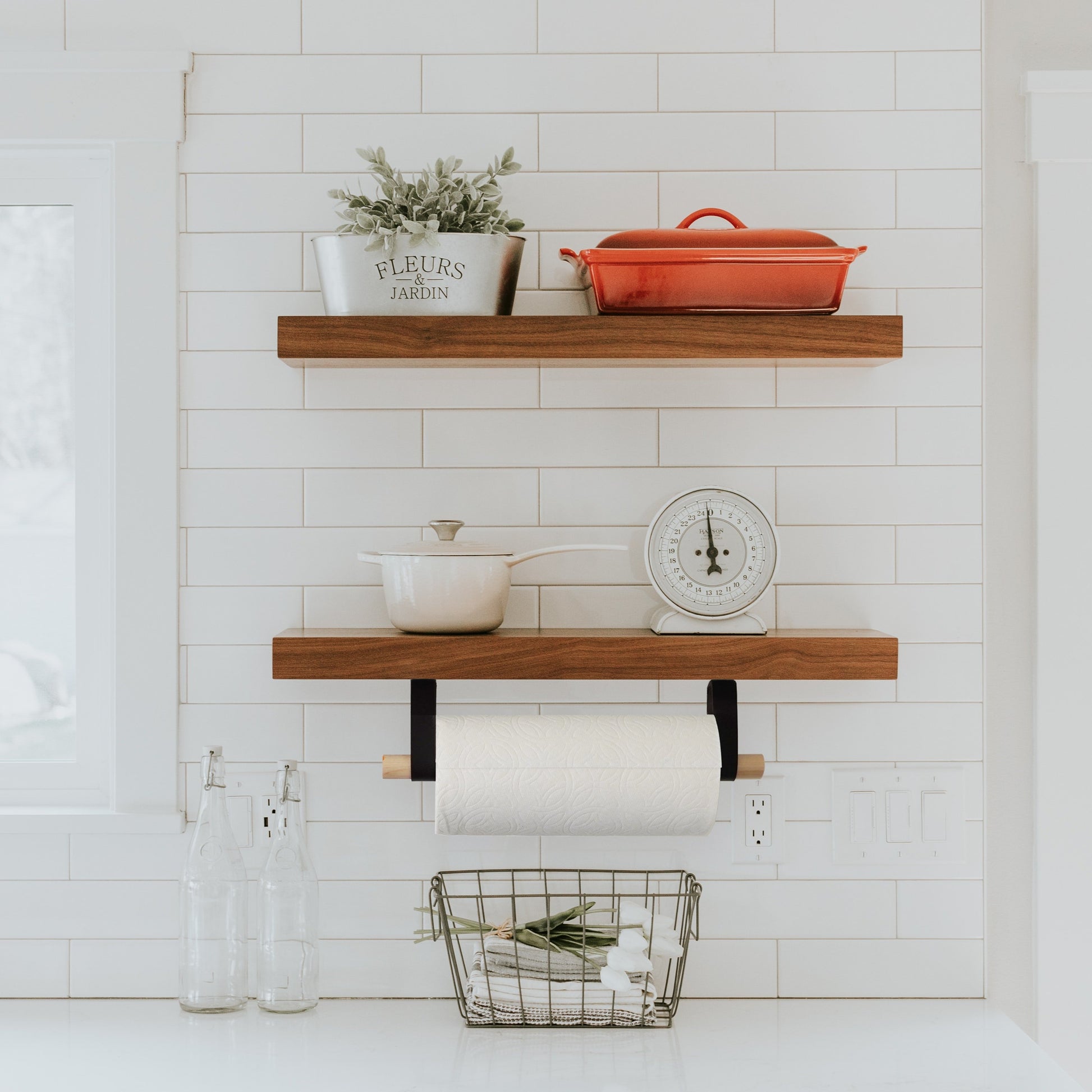 Vertical Industrial Paper Towel holder, kitchen decor, farmhouse paper  towel wall mounted holder, rustic towel dispenser. Hand towel holder